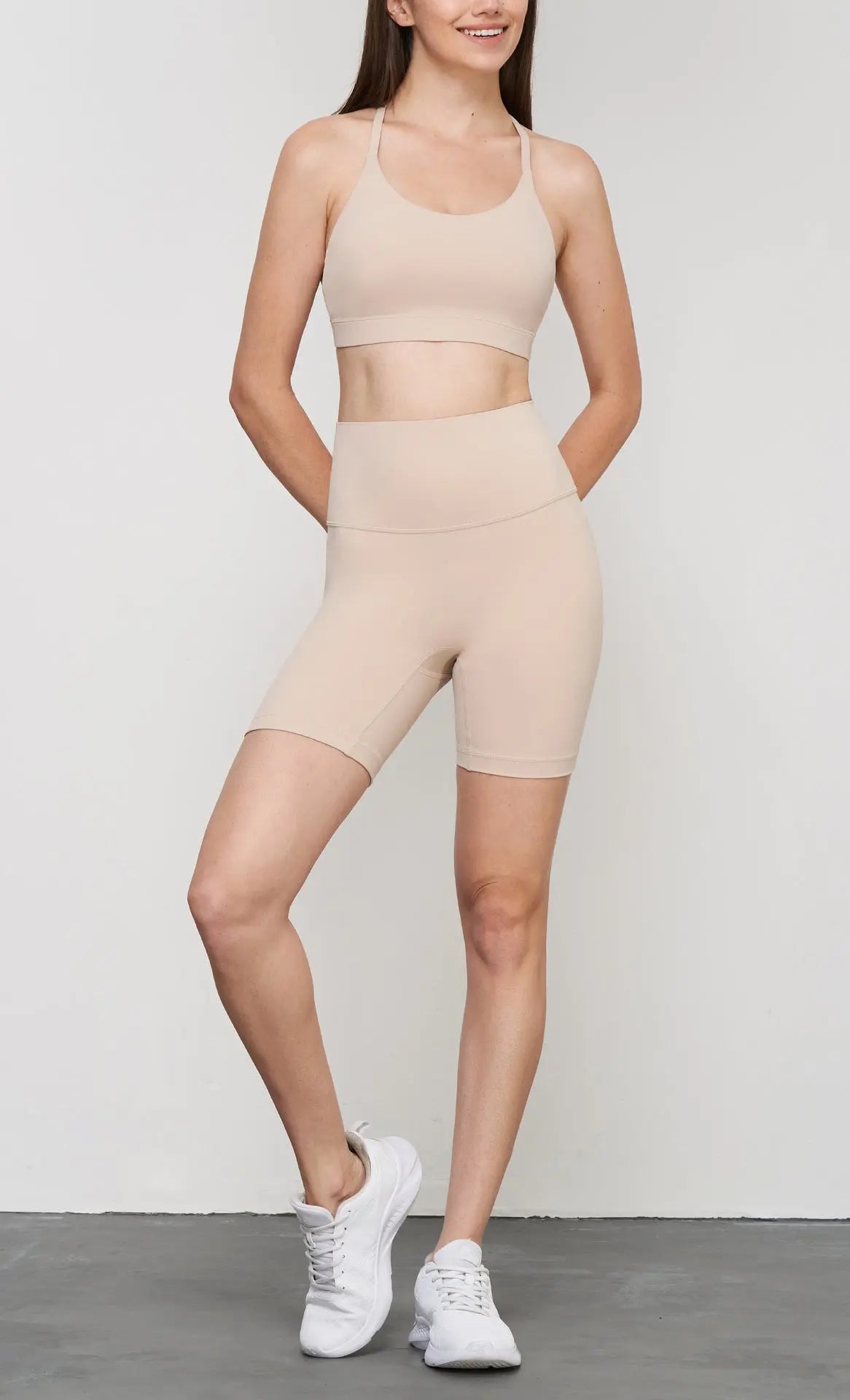 SculptLift Triangle Back Sports Bra - Opelle motion