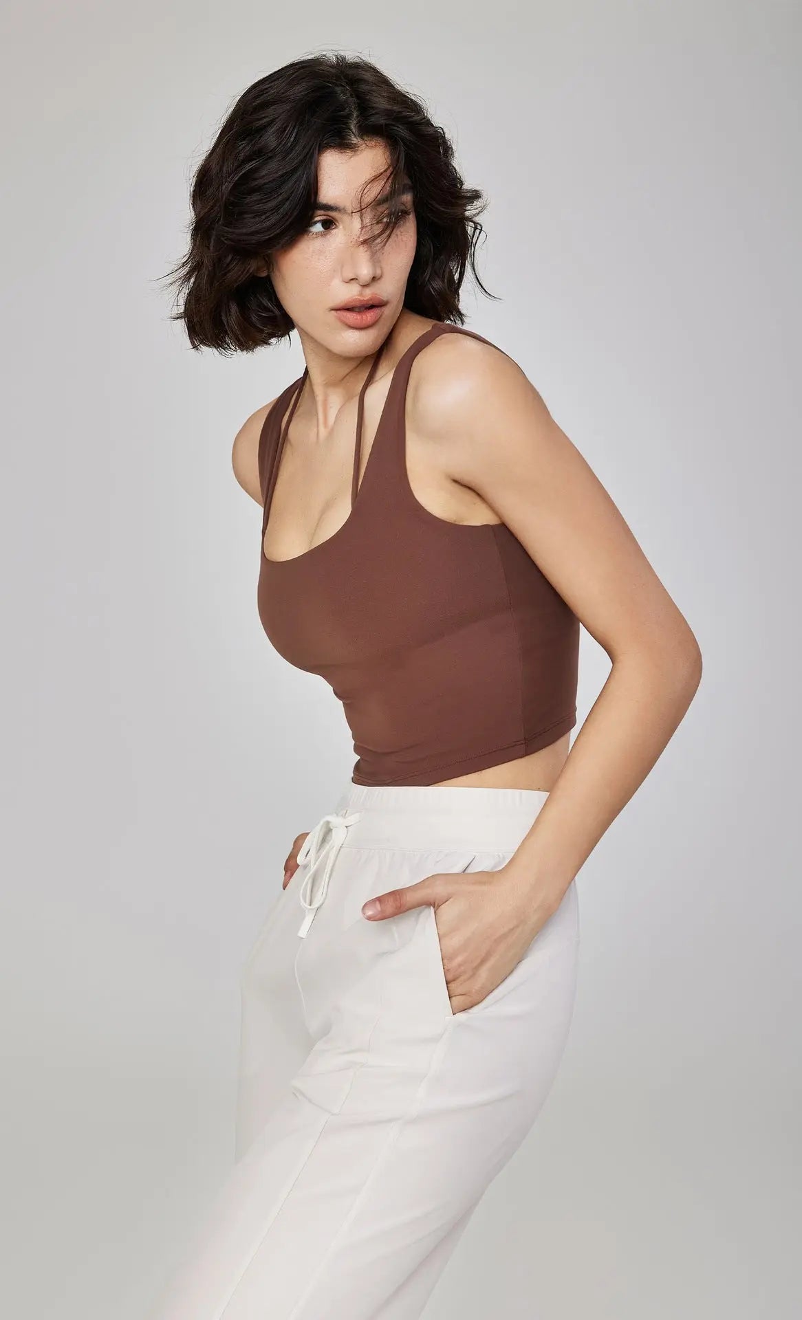 NulsFree Deep U Halter Sports Bra - Opelle motion