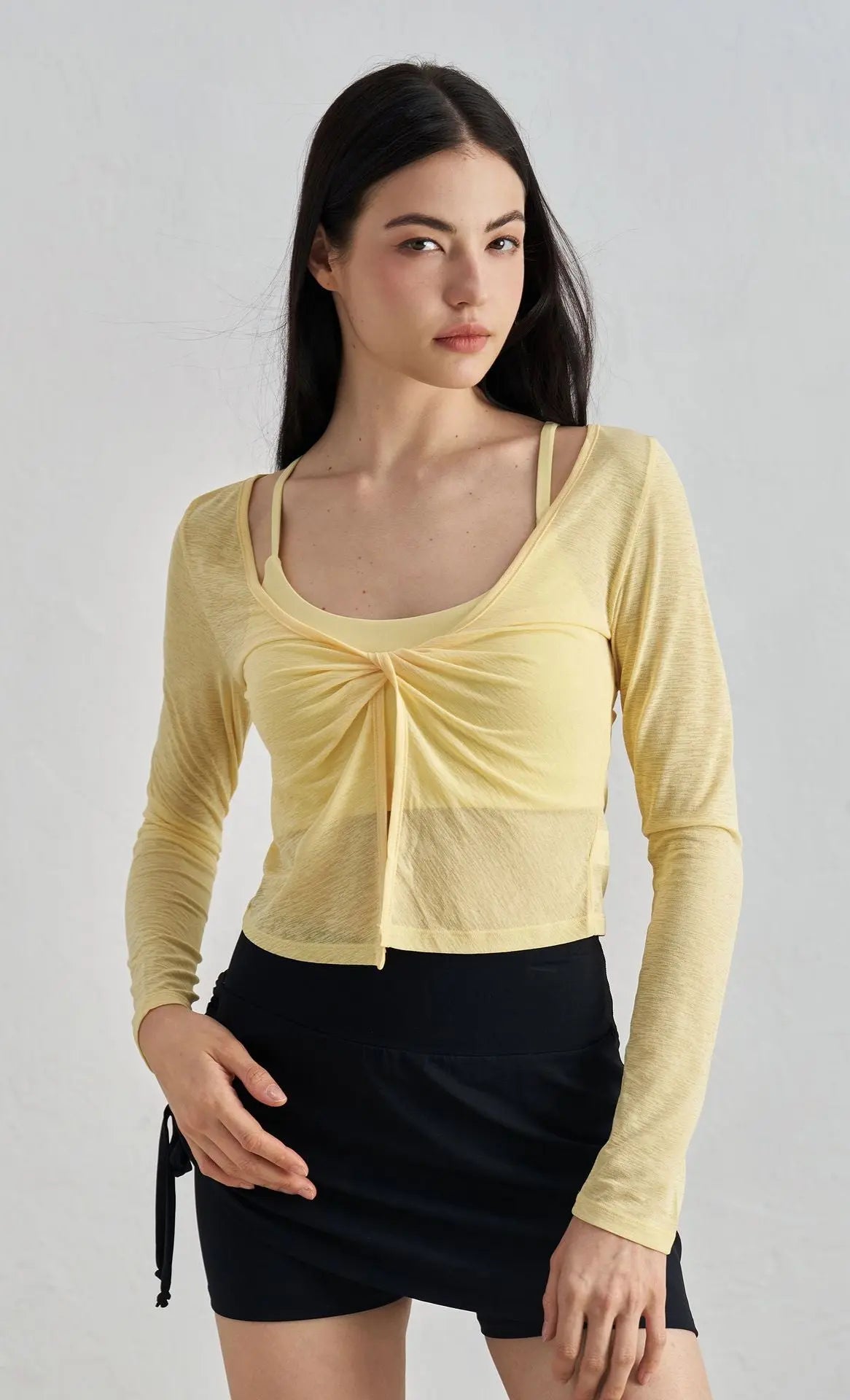 BreezeKnot Long-Sleeve Top Opelle motion