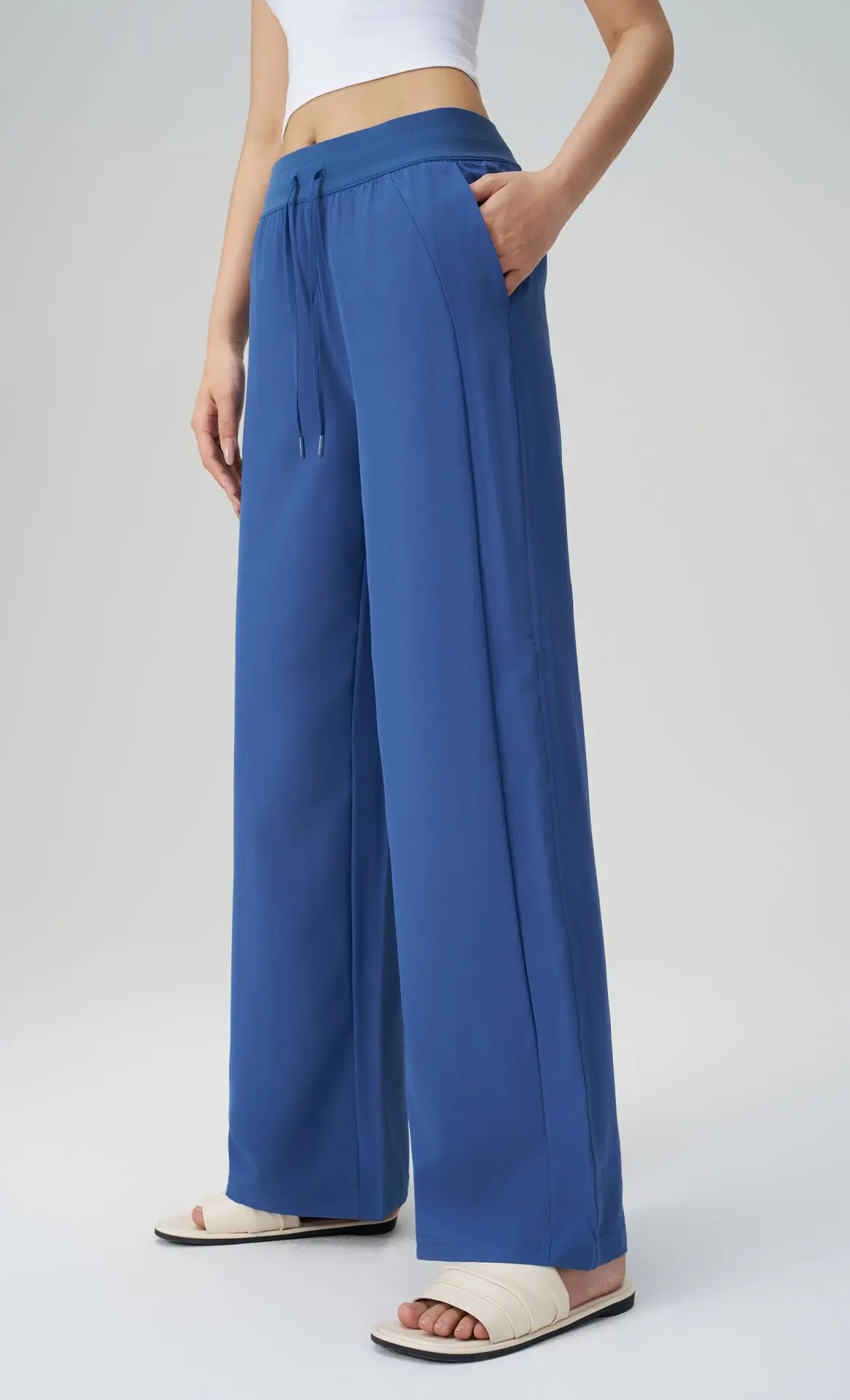Cooling UV-Protective Wide-Leg Pants Opelle motion