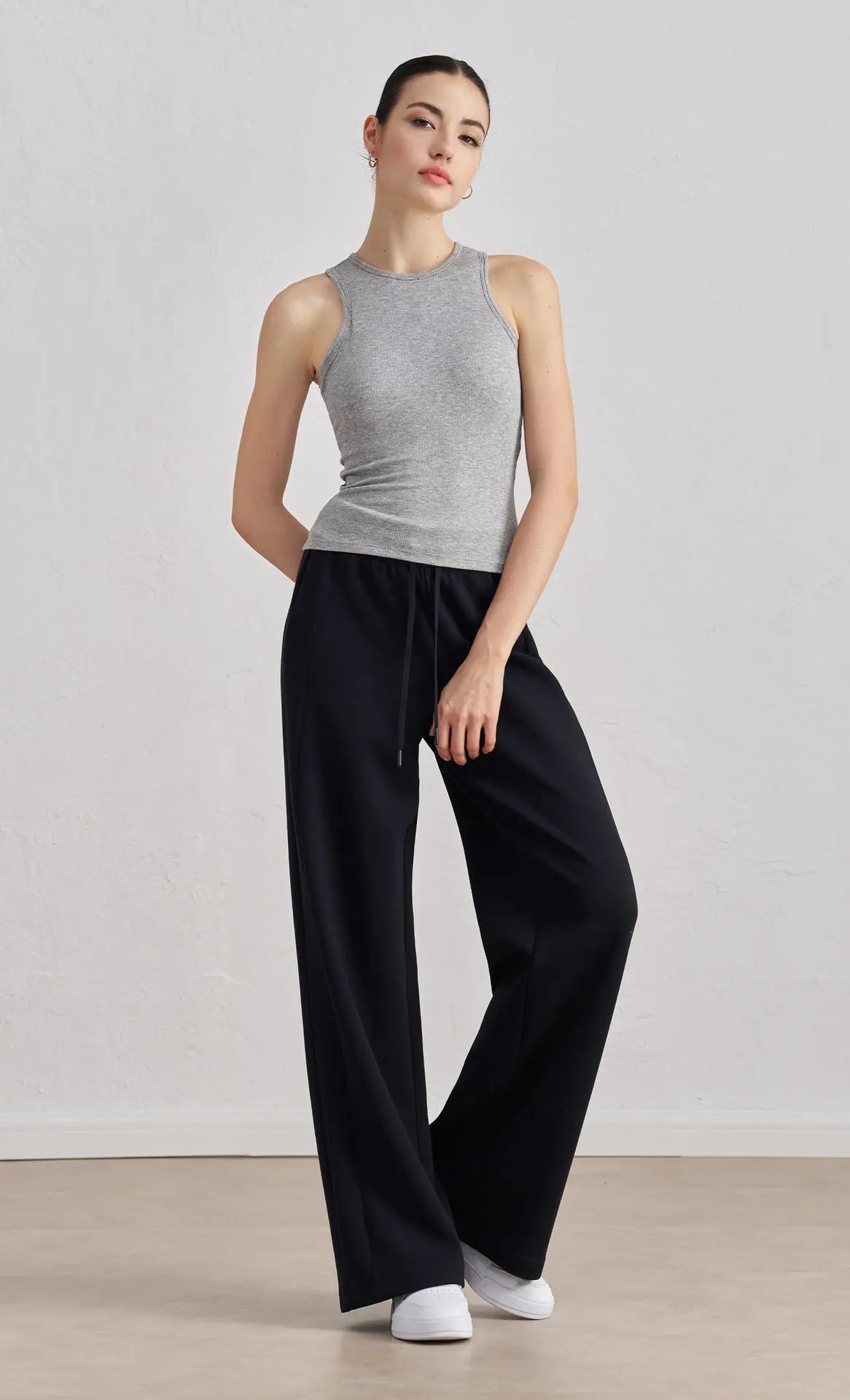 SwanLine Ribbed Modal Bra Tank - Opelle motion