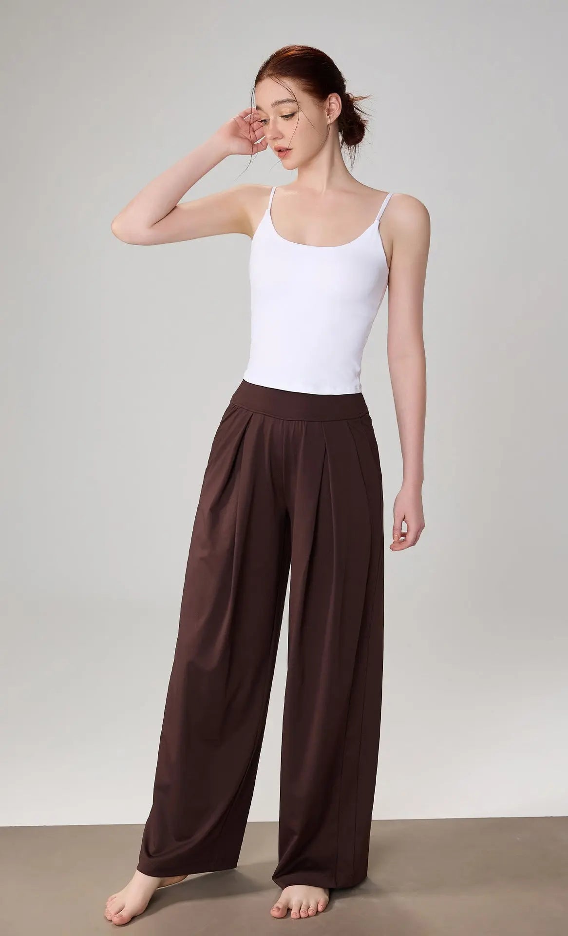 PowerFlow High-Waist Wide-Leg Yoga Pants - Opelle motion