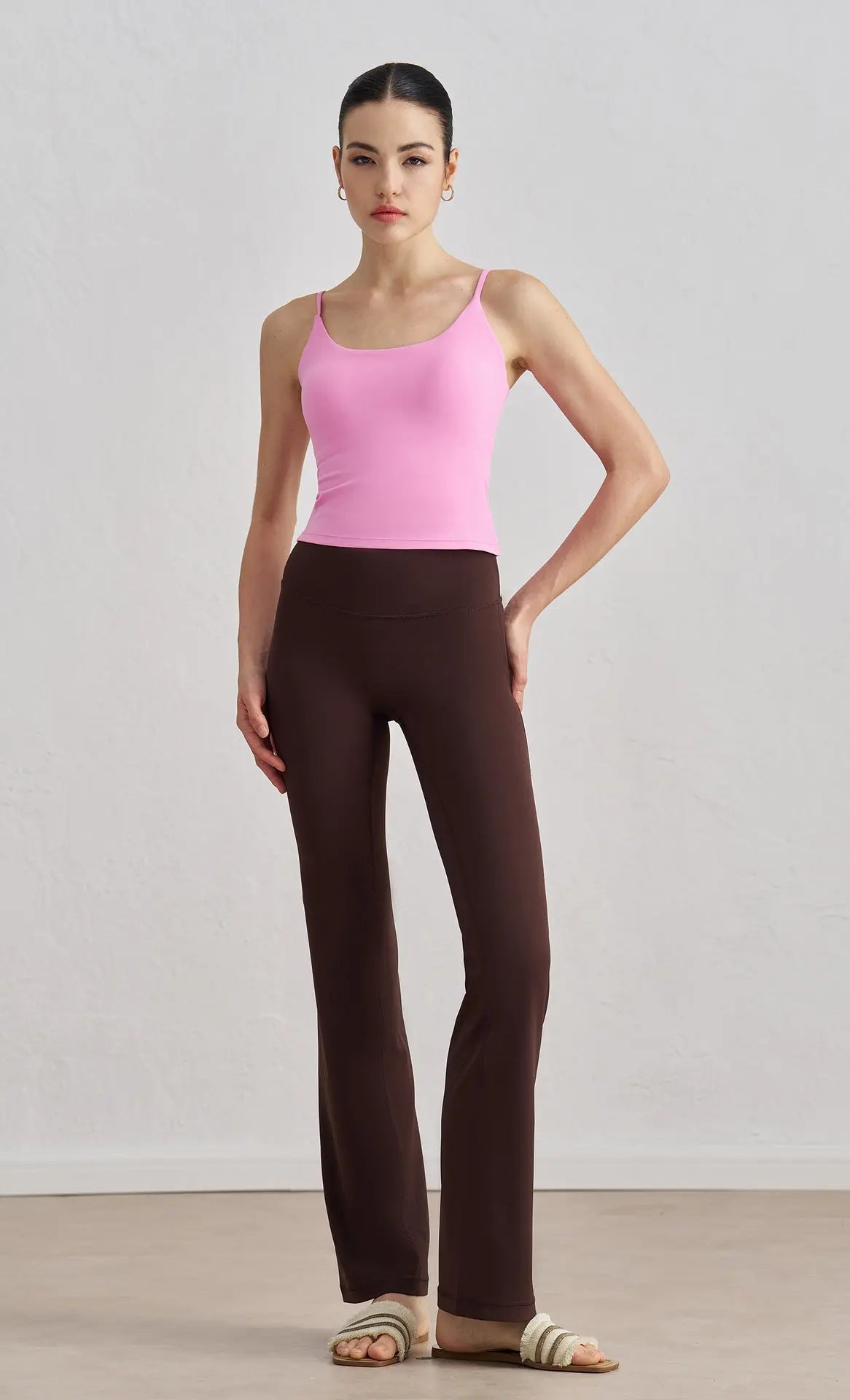 LuxeLift Strappy Yoga Bra Tank - Opelle motion