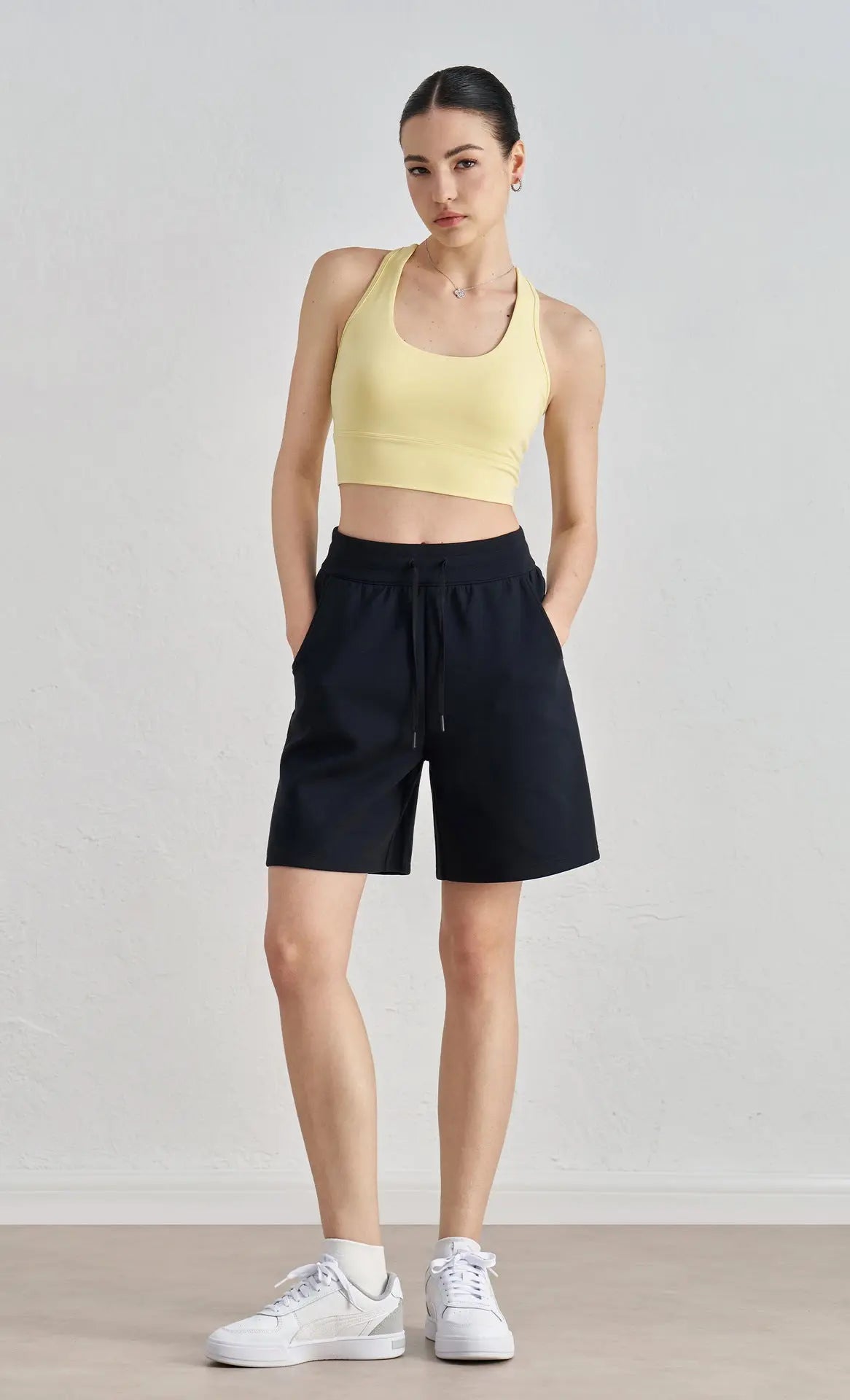 BreezeSoft Wide-Leg Lounge Shorts opelle motion