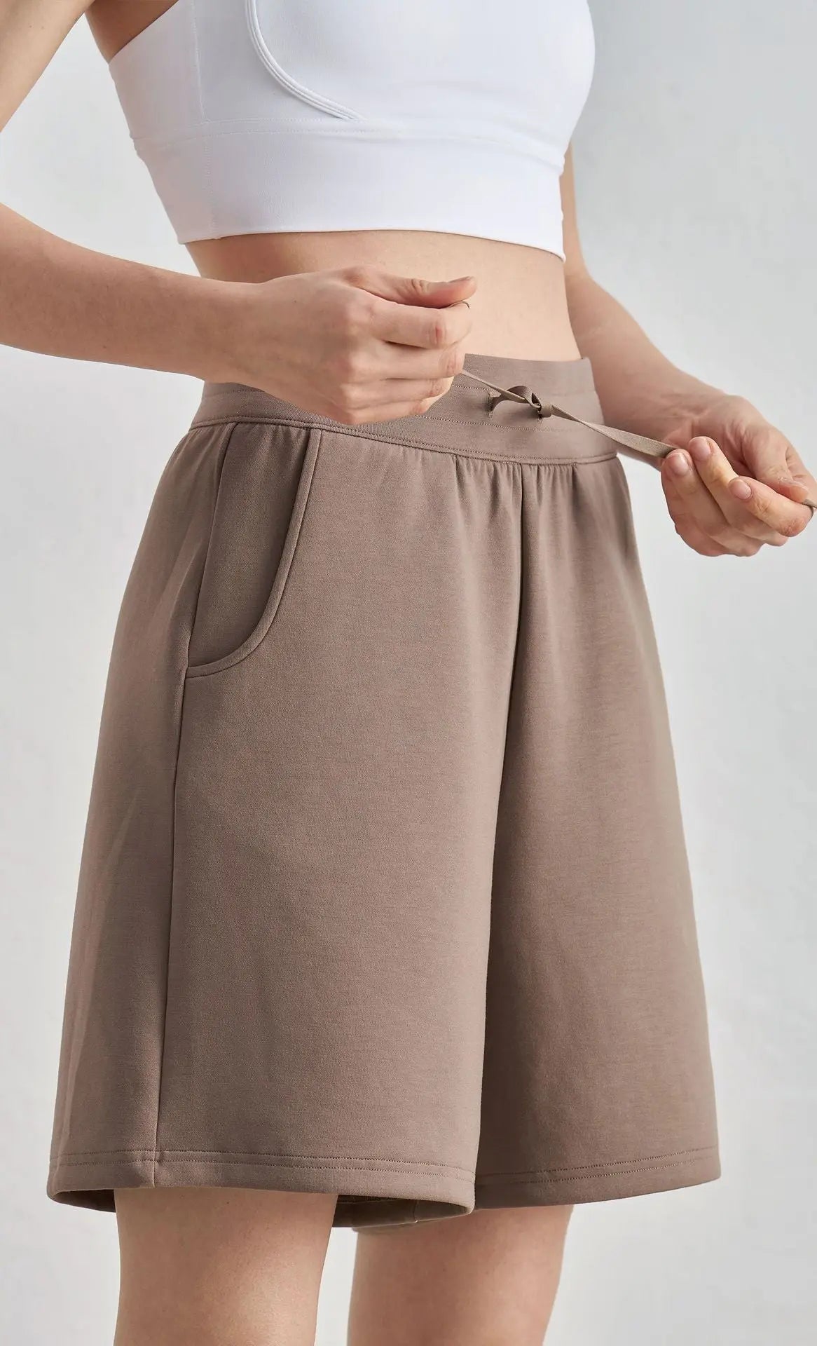 BreezeSoft Wide-Leg Lounge Shorts opelle motion