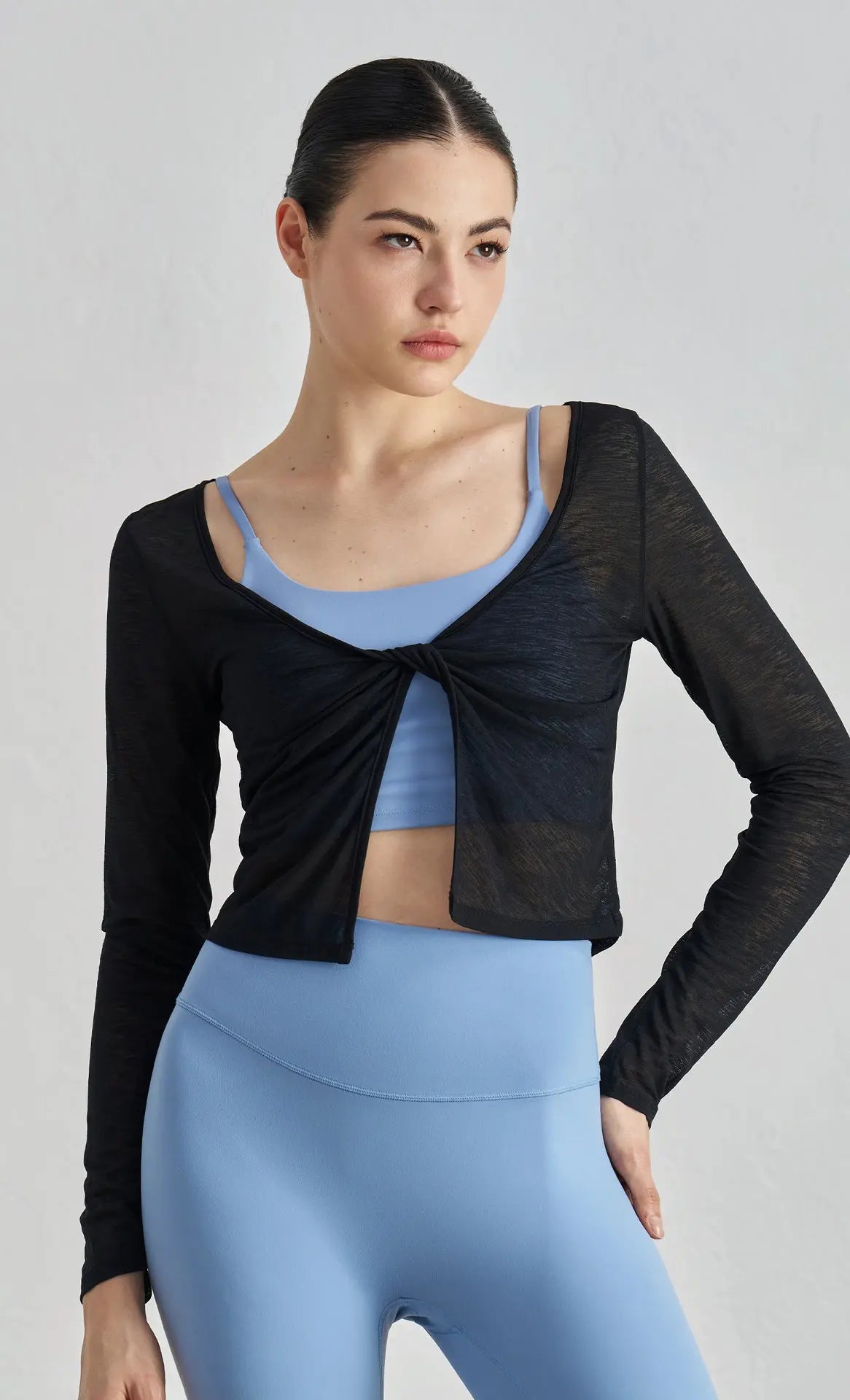 BreezeKnot Long-Sleeve Top Opelle motion