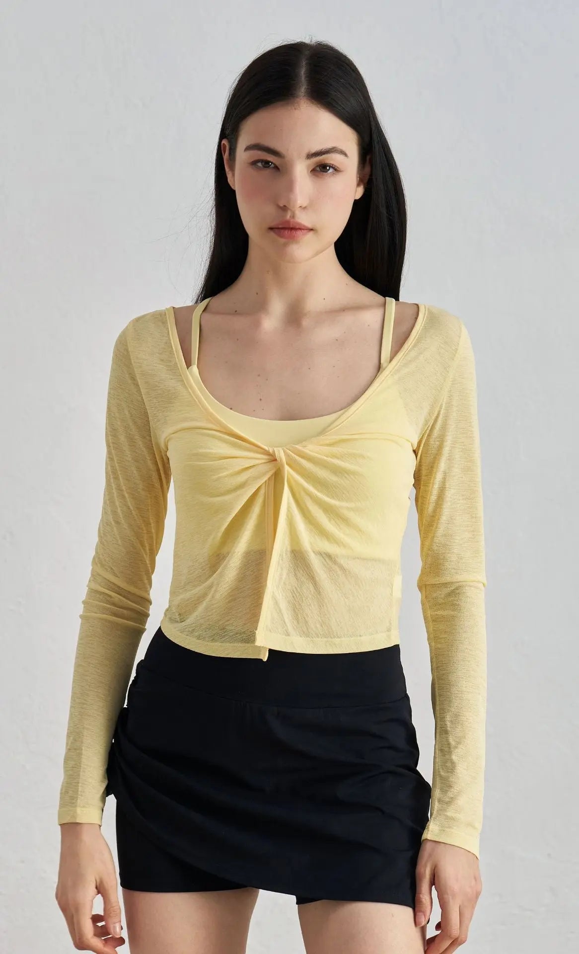 BreezeKnot Long-Sleeve Top Opelle motion