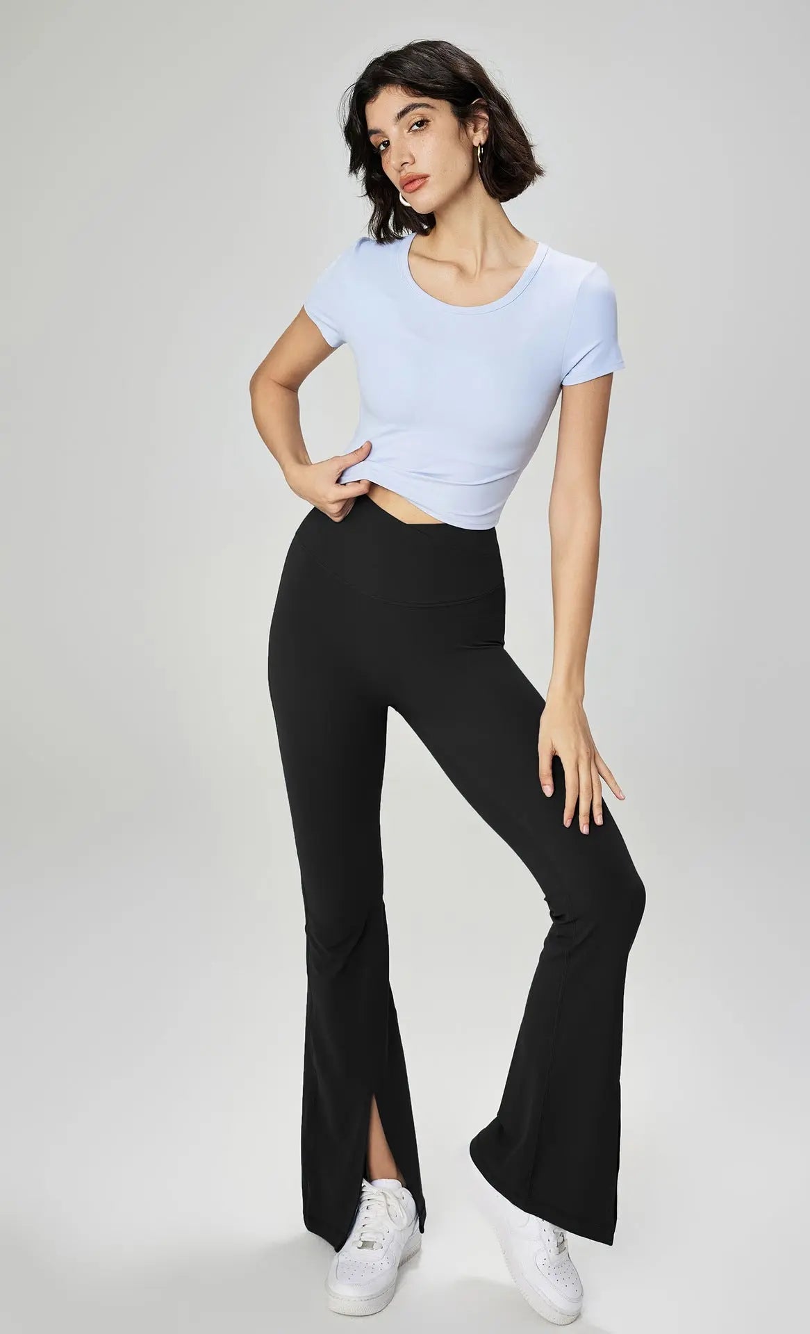 AirSoft V-Waist Split Leggings - Opelle motion
