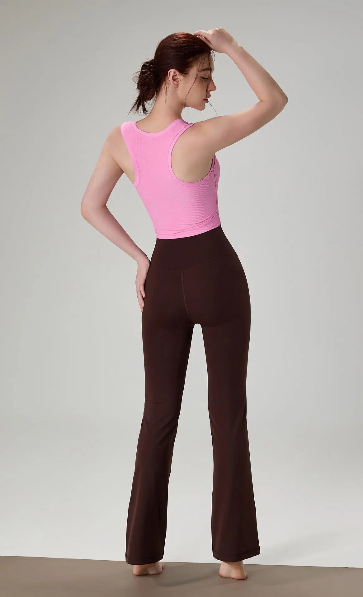 LuxeFlow High-Waist Straight Leggings - Opelle motion