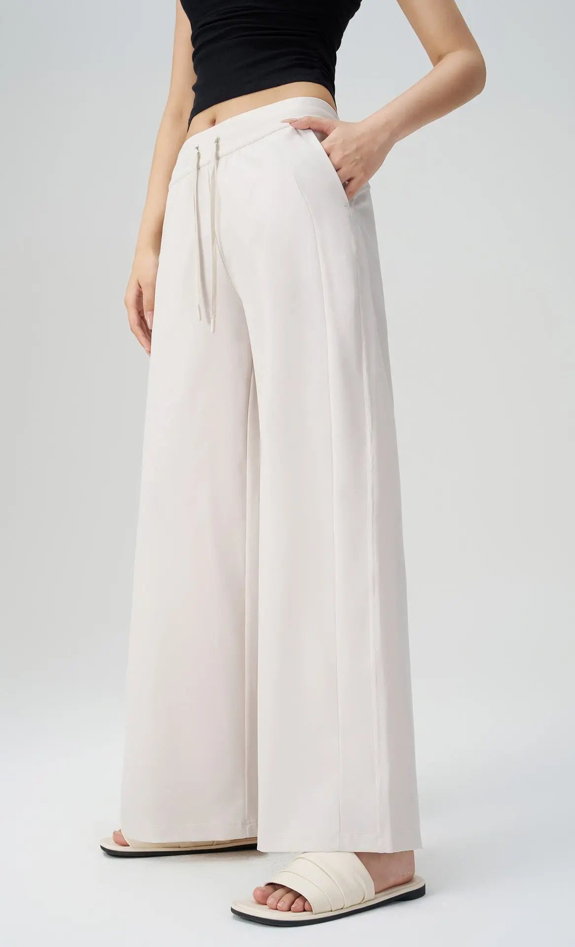 Cooling UV-Protective Wide-Leg Pants Opelle motion