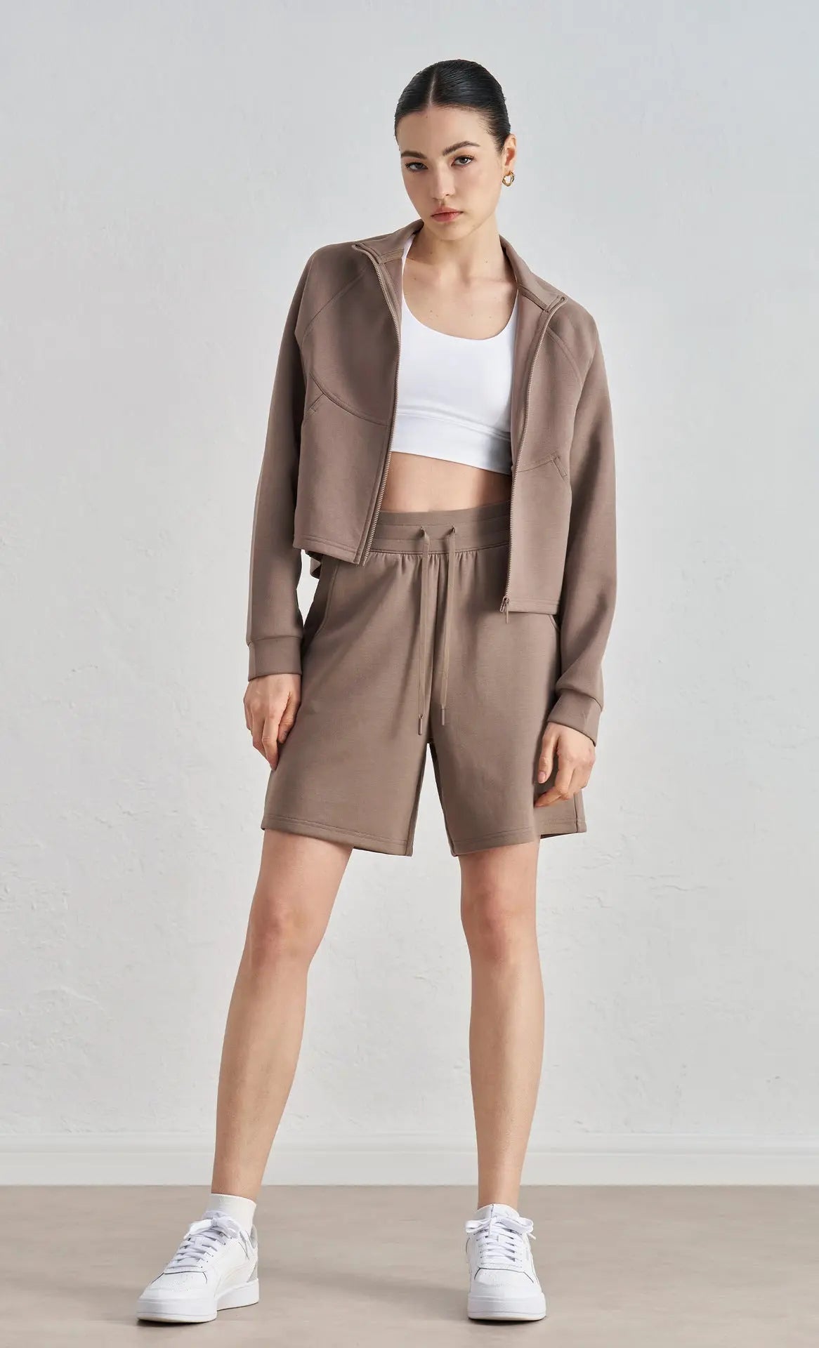 BreezeSoft Wide-Leg Lounge Shorts opelle motion