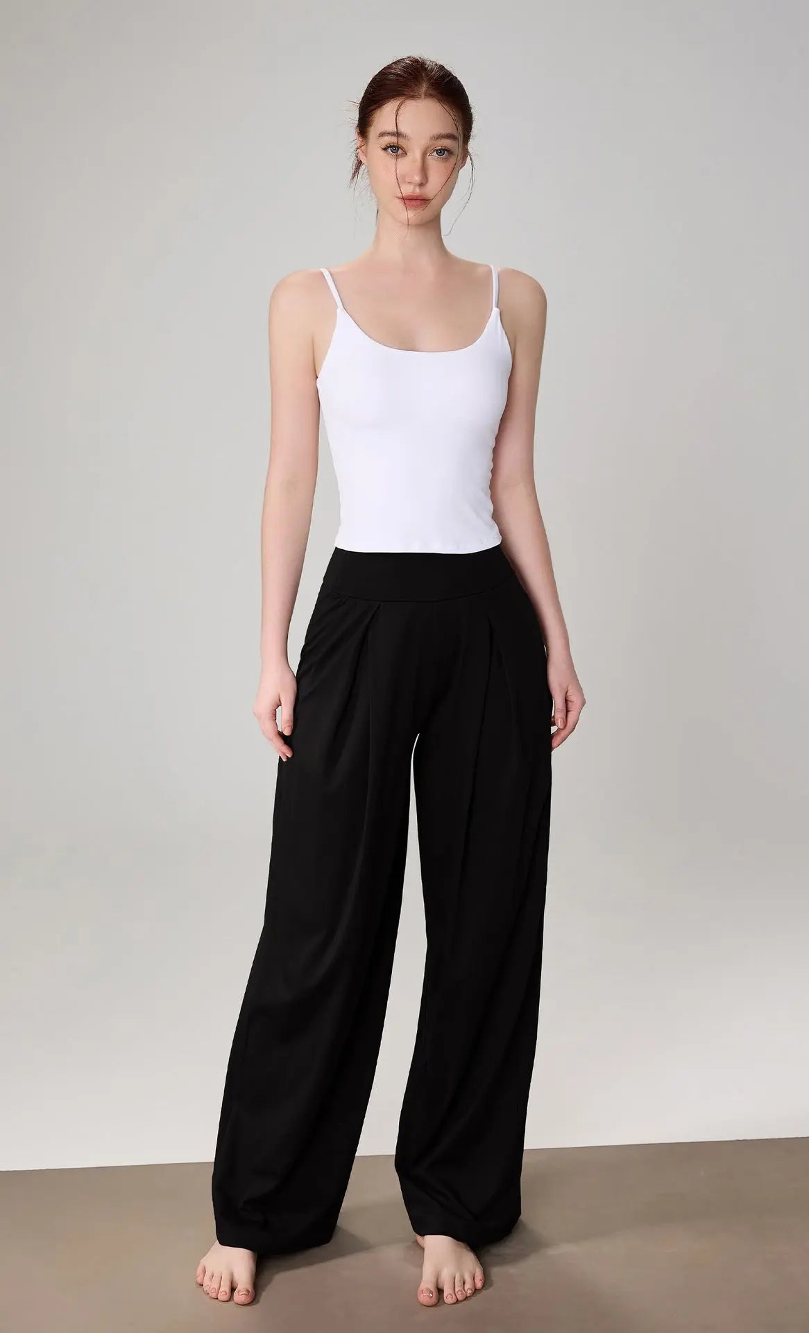 PowerFlow High-Waist Wide-Leg Yoga Pants - Opelle motion
