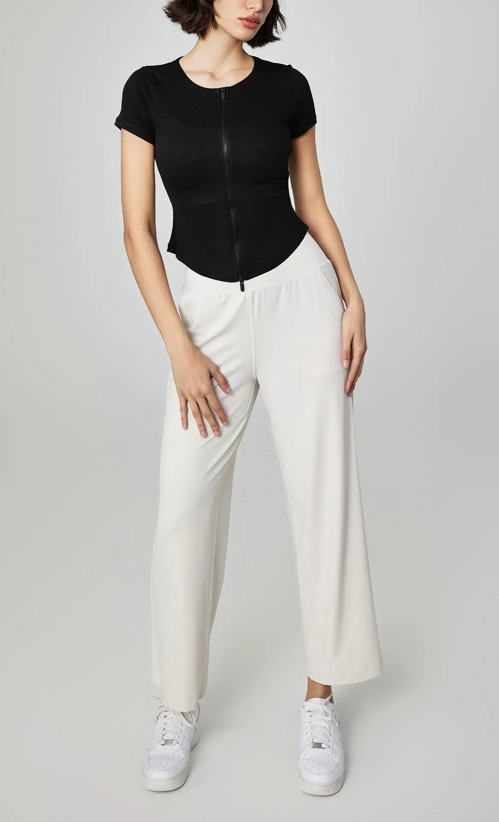 EcoEase Dual-Zip Modal Rib Top - Opelle motion