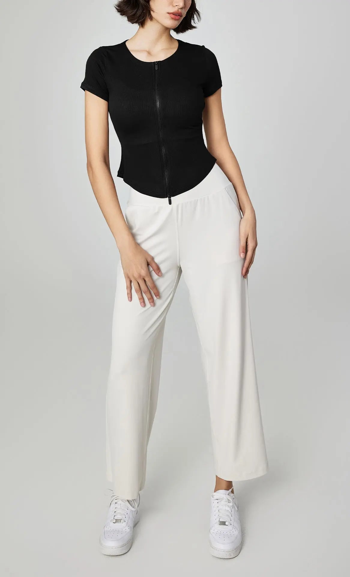 EcoEase Dual-Zip Modal Rib Top - Opelle motion