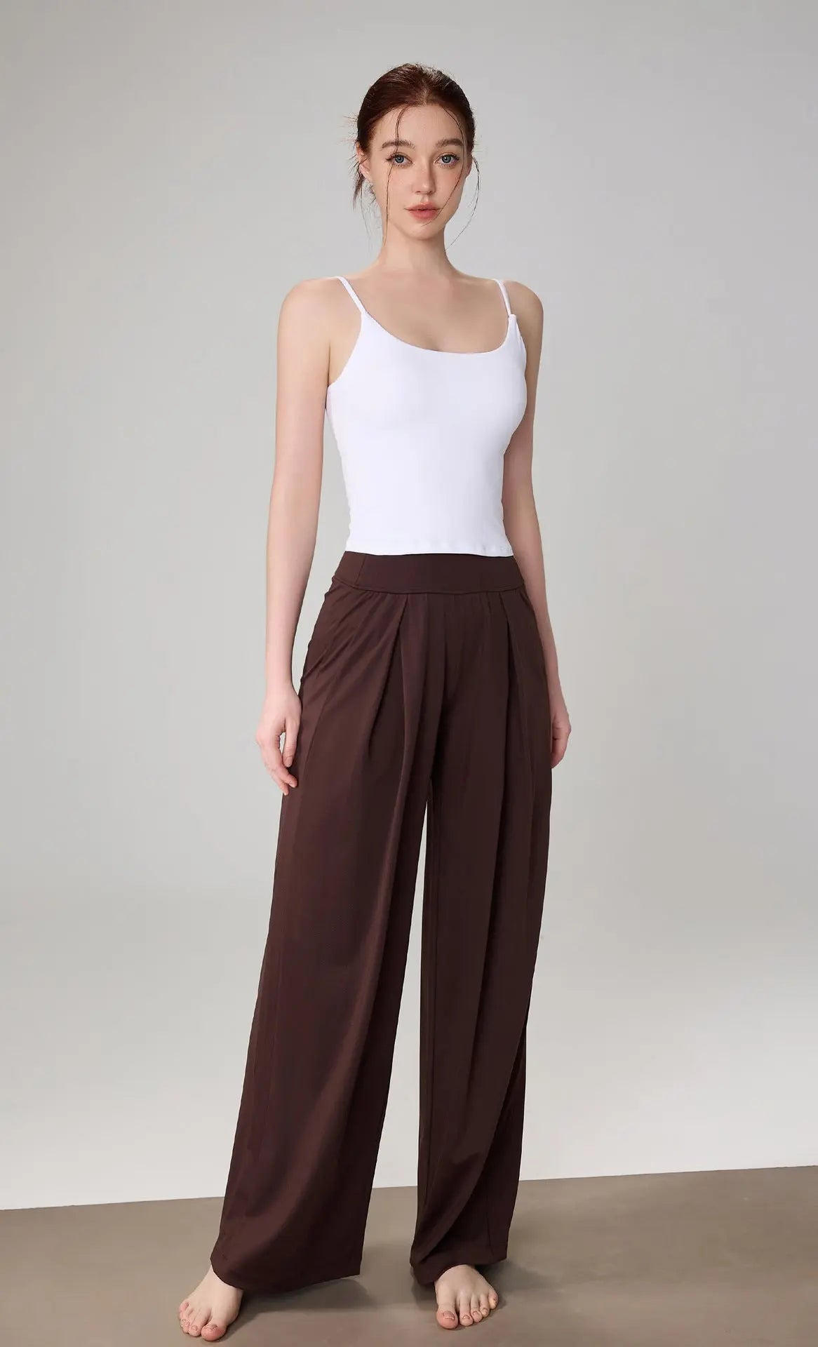 PowerFlow High-Waist Wide-Leg Yoga Pants - Opelle motion